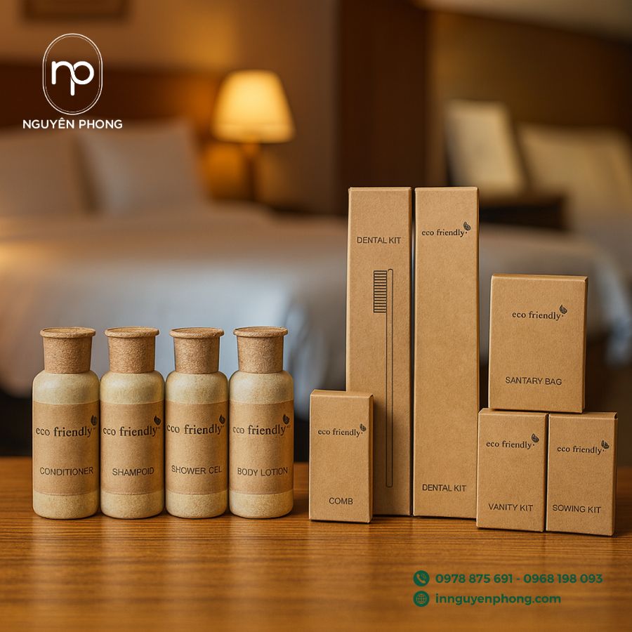 In hộp đựng đồ dùng khách sạn giá rẻ